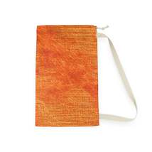 Burnt Orange/Rust: Denim-Inspired Autumn Fall Color Fabric - Laundry Bag - $34.45 - $49.30