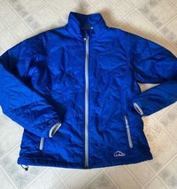 L.L. Bean PrimaLoft Packaway Puffer Jacket Bright Blue Women Size Medium... - £35.84 GBP