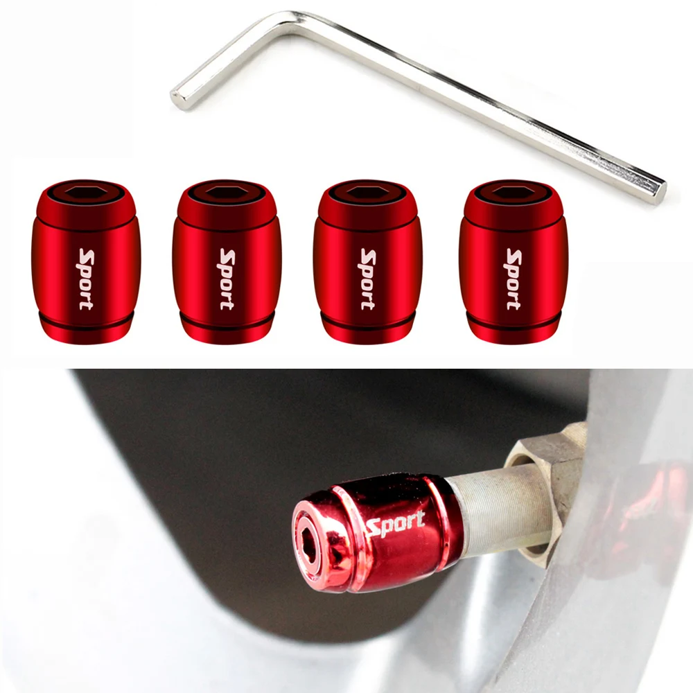  Valve Stem Caps - 4PCS Auto Wheel Tyre Air Stems Cover Anti-Theft Dust-Proof Co - $52.38