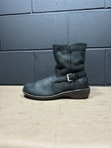 UGG Bryce Shearling Boots Womens Sz 7 Insulated Side Zip Leather 1009177... - $34.96
