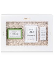 WOODLOT Essentials Gift Set; Recharge Soap Bar, Cinder Candle, Essential... - $553.60 MXN
