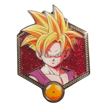 Dragon Ball Z Super Saiyan Kid Gohan Golden Series Enamel Pin Official DBZ - £7.83 GBP