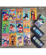 vintage Anime vhs lot x15 tapes &quot;Ranma 1/2&quot; Japan English 1990&#39;s ESTATE ... - $62.99