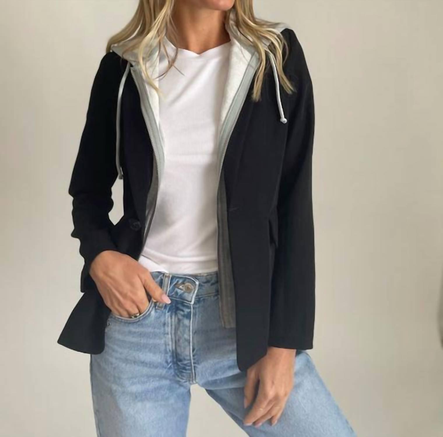 Six/fifty Drew Blazer With Sweatshirt Size L - $72.27