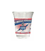 La Los Angeles Dodgers 2020 World Series Champions Shot Glass New Free Ship Sale - £11.70 GBP