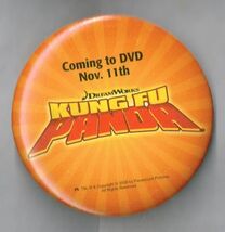 Kung Fu Panda Movie Pin Back Button Pinback Jack Black - $14.80