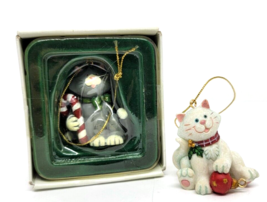 Two Russ CAT Ornaments For PETCO Christmas Kitty Cat - £10.35 GBP