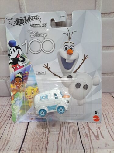 NIB Hot Wheels Disney 100 Years Frozen Olaf Character Car 2023 Release - $8.11