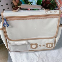 Kawaii Lolita Ita Bag Badge Women Purses and Handbags JK Cute Transparent School - £59.72 GBP