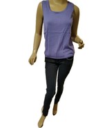 New Draper&#39;s &amp; Damon&#39;s Sleeveless  Top (Soft) Size PS Runs Big- Lilac Burst - $222.24 MXN