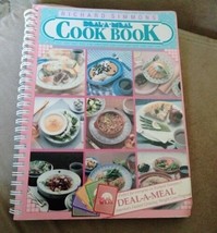 Vtg Richard Simmons Deal-A-Meal Spiral Bound 1991 Cookbook Recipes Illustrated  - £6.30 GBP