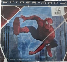 Spider-Man 3 Movie 2008 16 Month Wall Calendar Day Dream Toby Maguire Marvel - $8.55