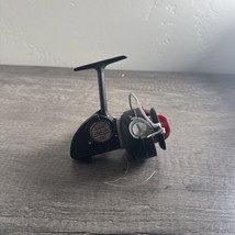 D.A.M Quick 220 Spinning Reel Fishing Germany Vintage Burgundy Handle - $24.87