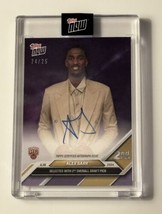 24/25! Alex Sarr RC On Card Auto 2024 TOPPS NOW D2AUT NBA Wizards Card -... - $560.07