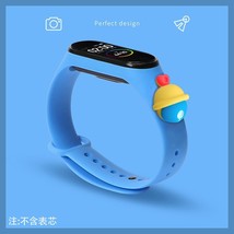 Silicone Watch Strap Xiaomi Band  Sky blue bell  for mi band 6 NFC - £6.36 GBP