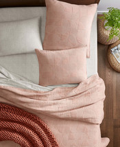 Oake Cotton Geo Stitch Cotton Faux Embroidery Coverlet - $2,185.79 MXN