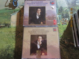 Lot of 2 Sets Franz Schubert..Piano music for 4 hands classical cds sets - £31.96 GBP