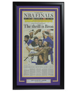 Los Angeles Lakers Framed 2020 NBA Championship Sports Newspaper Cover Page - £85.02 GBP