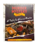 Murder Mystery Party &quot;A Taste for Wine and Murder&quot; Role Play Game- NEW, ... - $21.73 CAD