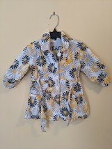 Amy Coe Lined Belted Jacket  Daisy Pattern  PEACE, LOVE, DAISY Size 18mths - $28.04
