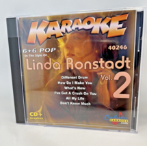 Karaoke CD In The Style of Linda Ronstadt 6+6 CD+G on Screen Lyrics VOL-2 - £7.89 GBP