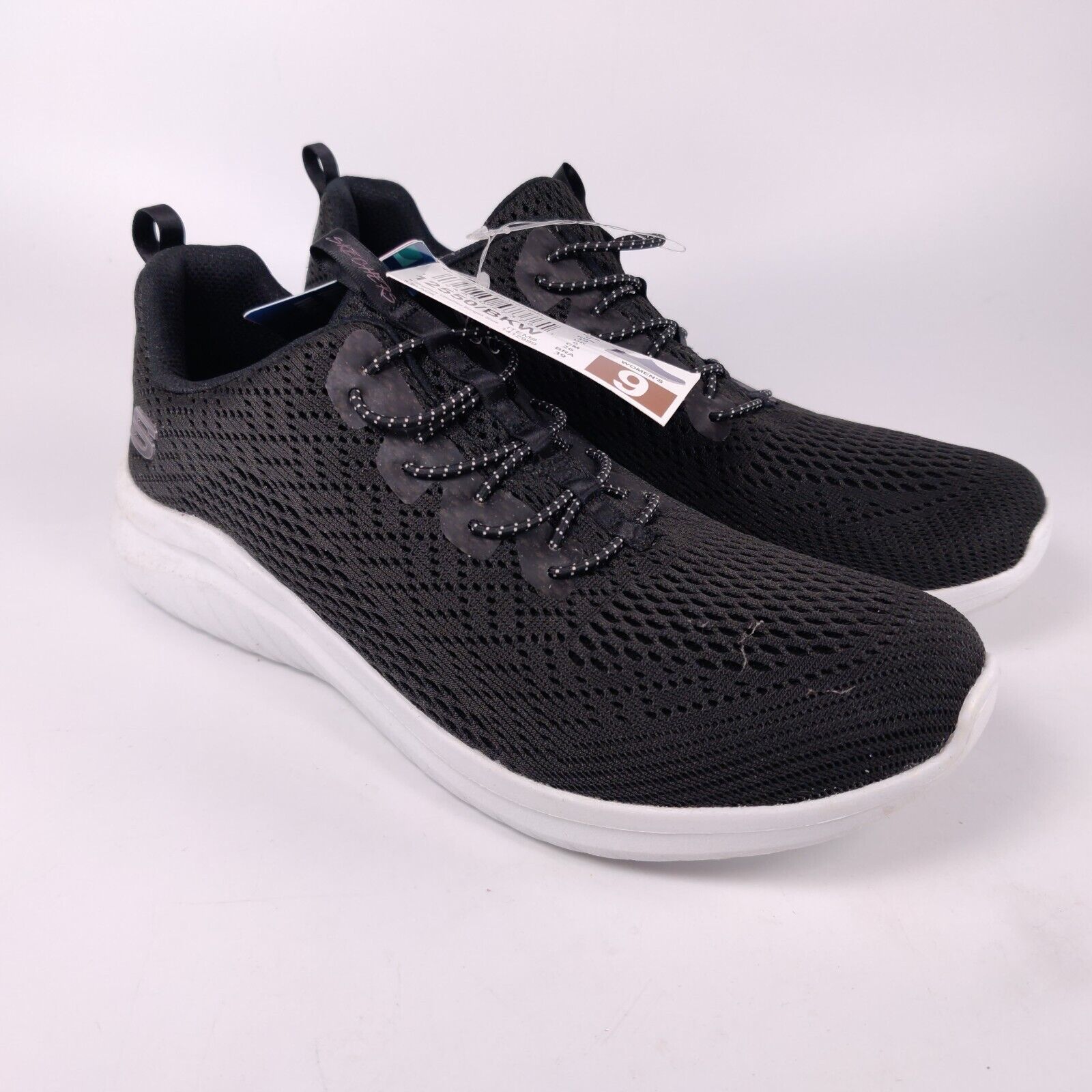 Primary image for Skechers Womens Ultraflex Bungee 12550 Black Casual Shoes Sneakers Size 9