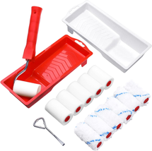 【Upgraded】16Pcs 2 Inch Small Paint Roller Kit with 6 High-Density Foam Paint Rol - £19.18 GBP