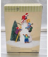 Dept 56 Snow Village Mainstreet Snowman #55159 5515-9 W/box Read - $44.00