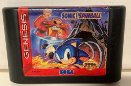 Sonic The Hedgehog Spinball Sega Genesis 1993 Vintage Video Game CARTRIDGE ONLY - £11.66 GBP