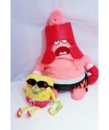 Nickelodeon Viacom Spongebob Squarepants + 21&quot; Patrick starfish Plush Bo... - $846.78 MXN