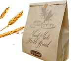 50 Pack 13.8 X 9.5 Inch Kraft Paper Bread Bags For Homemade Bread, Large... - $35.99