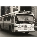 Chicago Transit Authority Bus CTA #330 Route 56 Milwaukee Photo Michigan... - £7.50 GBP