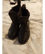Child&#39;s Front Zip  BOOTS brown Leather *GC* size 13c EQUISTAR - $9.49