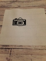 Completed Camera Photography Finished Cross Stitch - $4.25