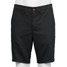 Men&#39;s Size 32 Sonoma Goods for Life Flexwear 5-inch Flat-Front Shorts Black - £22.43 GBP