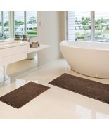 Set of 2 Bath Rugs for Bathroom Luxury Chenille Non-Slip 20&quot;X30&quot; 20&quot;X60&quot;... - $39.59
