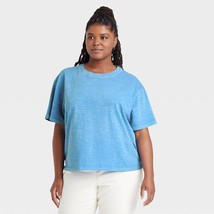 NEW Women&#39;s Plus Size Short Sleeve Boxy T-Shirt - Universal Thread™ 1X - £8.79 GBP