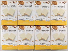 Lot of 40 (8x5-Pack) Power Crunch Wafer 13g Protein Energy Bar Peanut Butter - £29.77 GBP