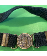 ROMA XXVI Buckle Clasp Belt - Soilder Head Stretch Belt - Brass Buckle - £18.27 GBP