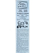 FRED ASTAIRE-GINGER ROGERS-Broadway - 1949 Vintage Print Ad-American Mag... - $13.07