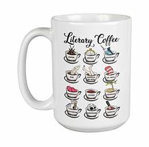 Literary Coffee. Reading And Palpitations Coffee &amp; Tea Mug For English Teachers, - £19.94 GBP