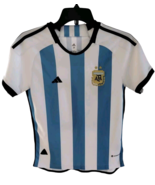 Lionel Messi Argentina Adidas Jersey Size 26 World Cup 2022 Home Youth - €45,55 EUR