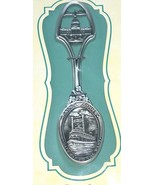Pewter Gateway Arch St Louis Missouri Souvenir Spoon 4 5/8th&quot; in Package... - £3.94 GBP