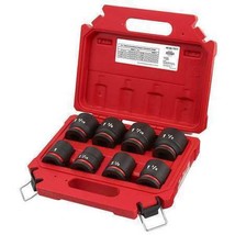 Milwaukee Tool 49-66-7017 3/4 In Drive Impact Socket Set, Sae, 8 Pc. Pcs - £138.43 GBP