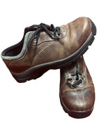 Teva Kenta 6449 Womens Brown Leather Nomadic Oxford Hiking Shoes Size 6.5 - £15.77 GBP