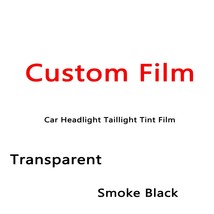 Custom Car Headlight Tint Black Protective Film Taillight Transparent TPU qdxx M - £138.47 GBP