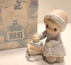 Precious Moments Sugar Town HEATHER Figure Girl on Bench 272833  Retired... - $12.99