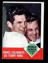 1963 Topps #148 World Series Game 7 Yanks Celebrate Vg+ Yankees *NY5393 - £2.31 GBP