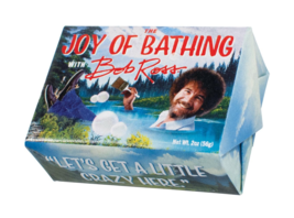 The Joy of Bathing with Bob Ross Soap - Honey &amp; Oatmeal - Mini Guest Soap Bar - £3.15 GBP