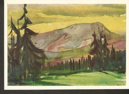 Latvia USSR Soviet Art Painting The Top of Petros Hohe von Petros by Zuze - £5.94 GBP